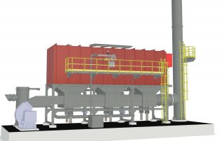 thermal oxidiser chamber